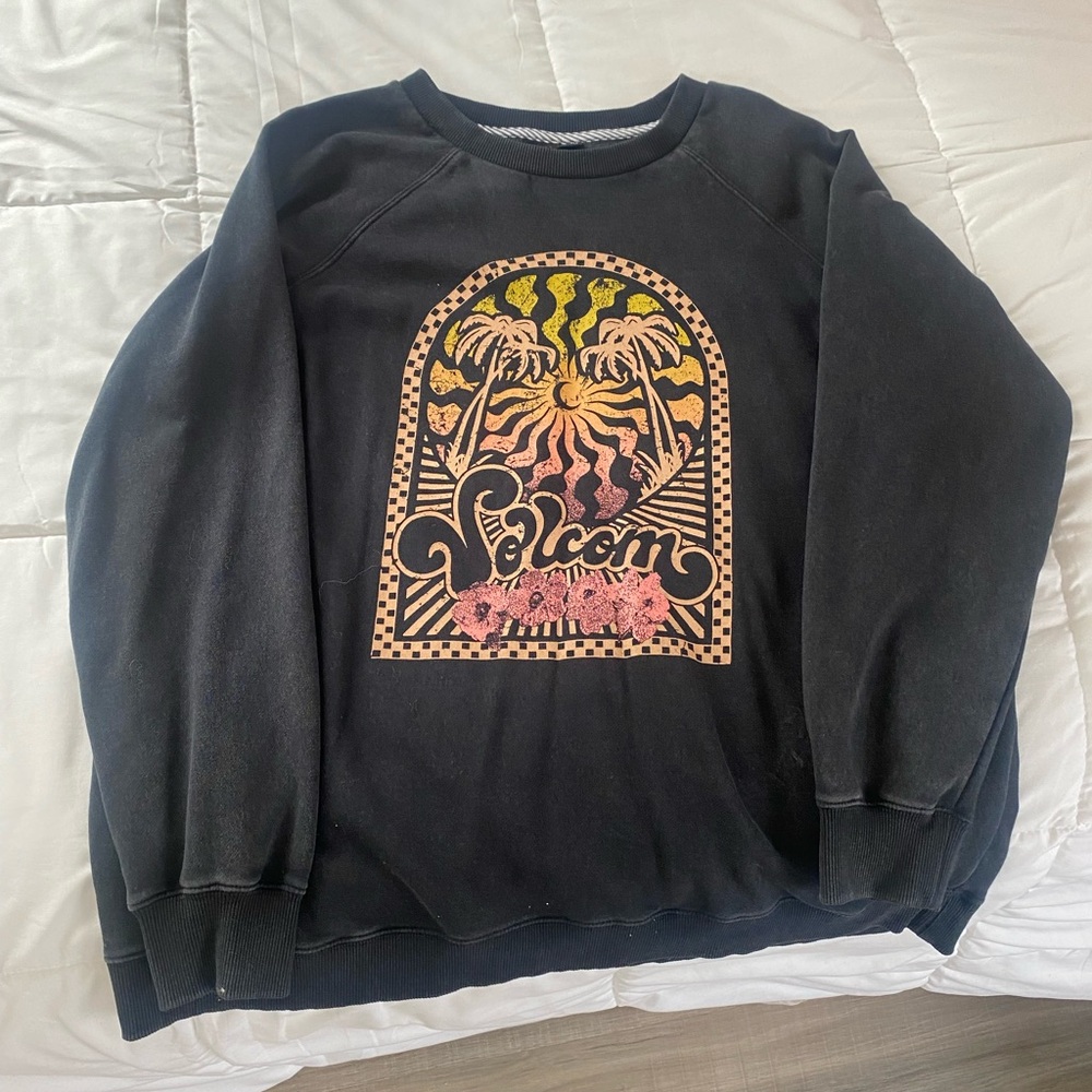 volcom oversized crewneck